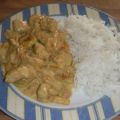 Putencurry mit Basmatireis