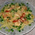 Penne mit Gambas