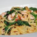 Garnelen-Rucola-Safran-Linguine