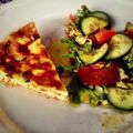 Zucchiniquiche mit Schafskäse
