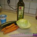 Weißkohlauflauf mit Karotten und Zucchini